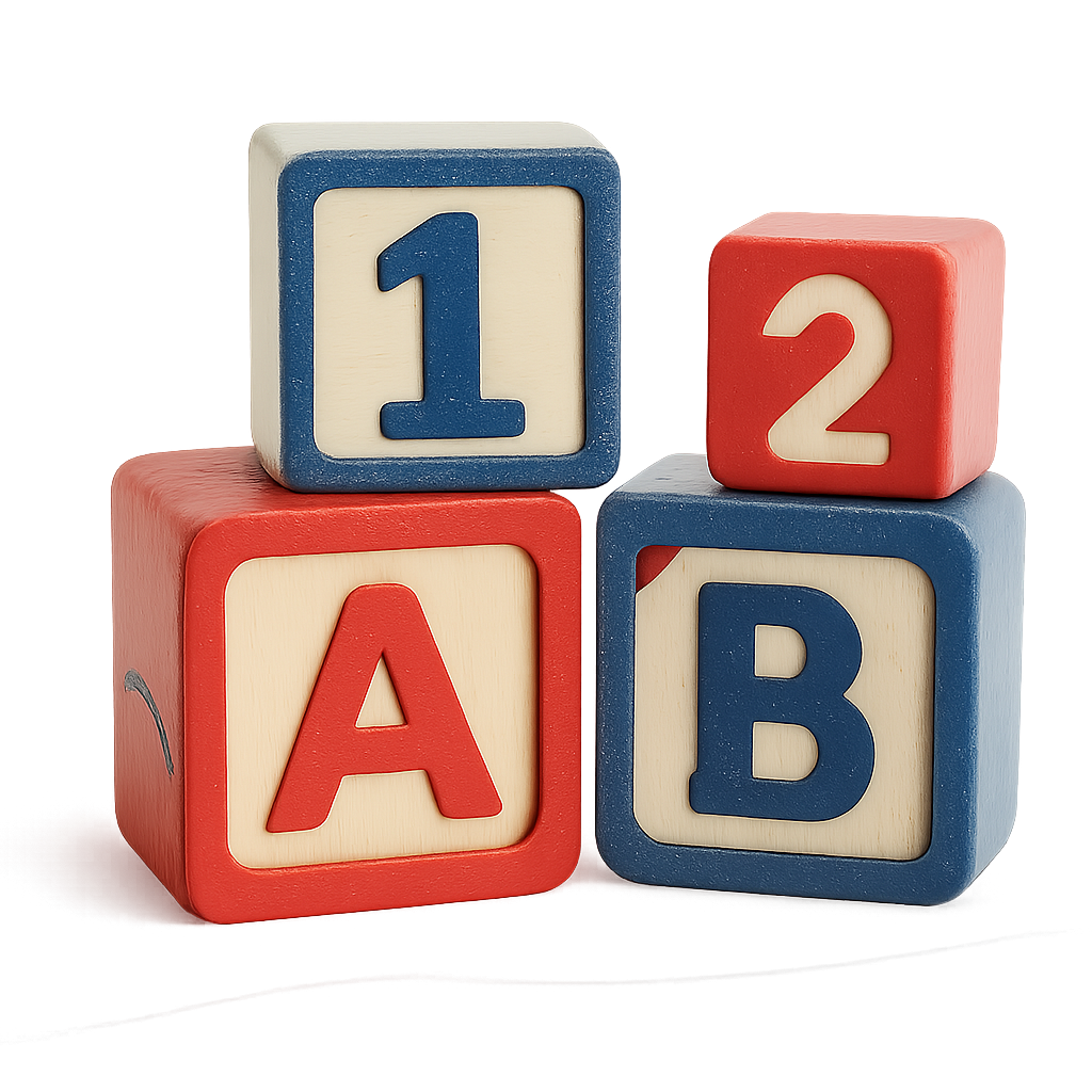Alphabets and Number Toys
